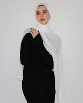 Elite Modal Scarf - White
