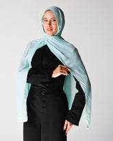 Elite Modal Scarf - Pale Turquoise