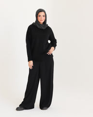 Classic Fit Pants In Black