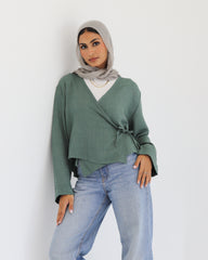 Sunny Wrap Blouse