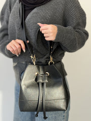 Drawstring Bucket Bag