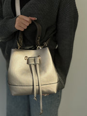 Drawstring Bucket Bag