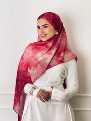 Saffron Rose Marble Scarf