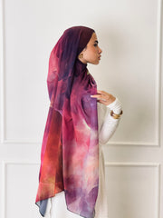Celestial Glow Marble Scarf