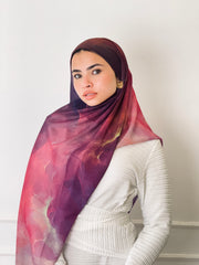 Celestial Glow Marble Scarf