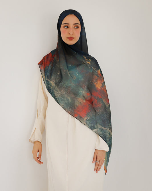 Midnight Ember Scarf