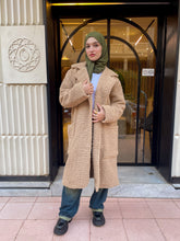Long Teddy Coat- Beige
