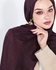 Elite Modal Scarf - Smoked Grape