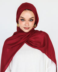 Elite Modal Scarf - Pomegranate