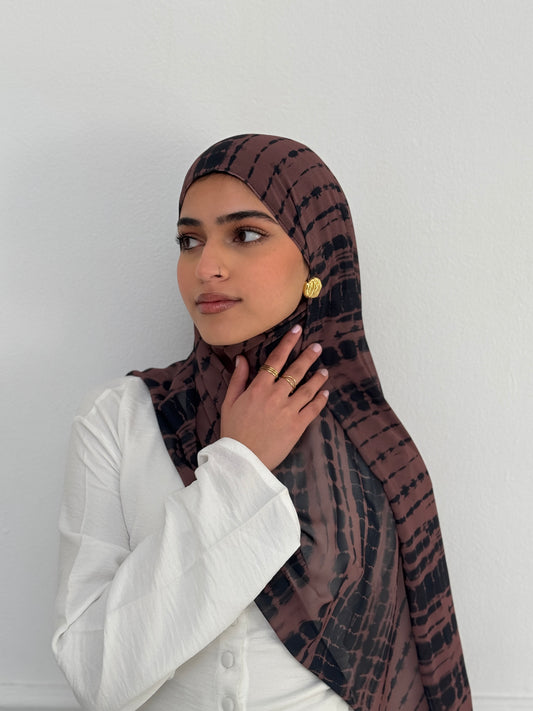 Earthy Marble Scarf