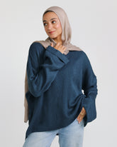 Petrol Crewneck Pullover