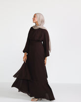 Ruffle Chiffon Dress