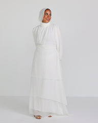 Ruffle Chiffon Dress