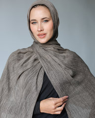 Her Thai Line Scarf- Dark Beige
