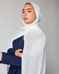 Her Thai Line scarf - Off White