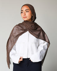 Her Thai Line Scarf- Brown