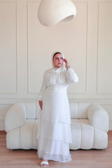 Ruffle Chiffon Dress
