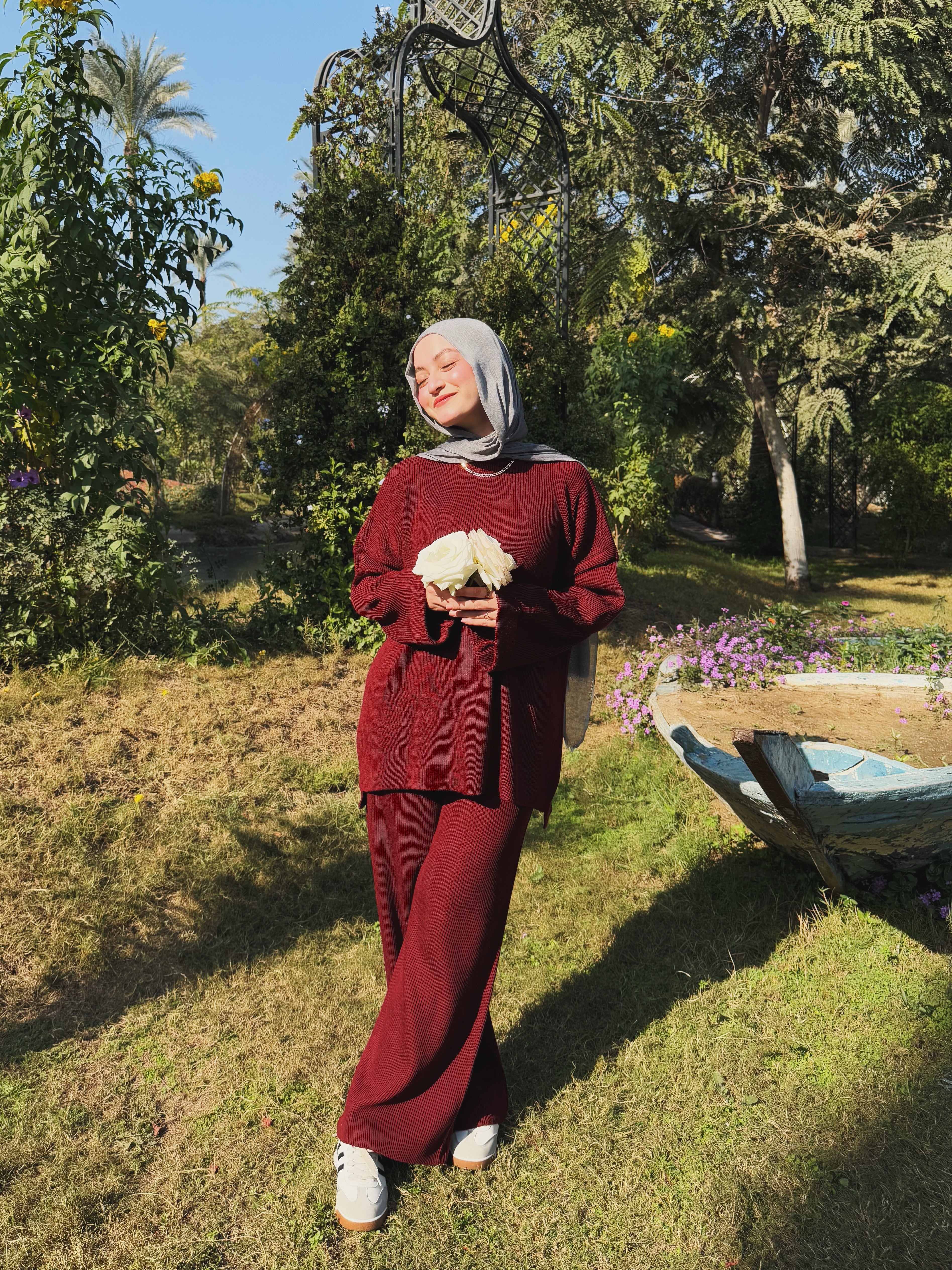 Go To Pants in Burgundy