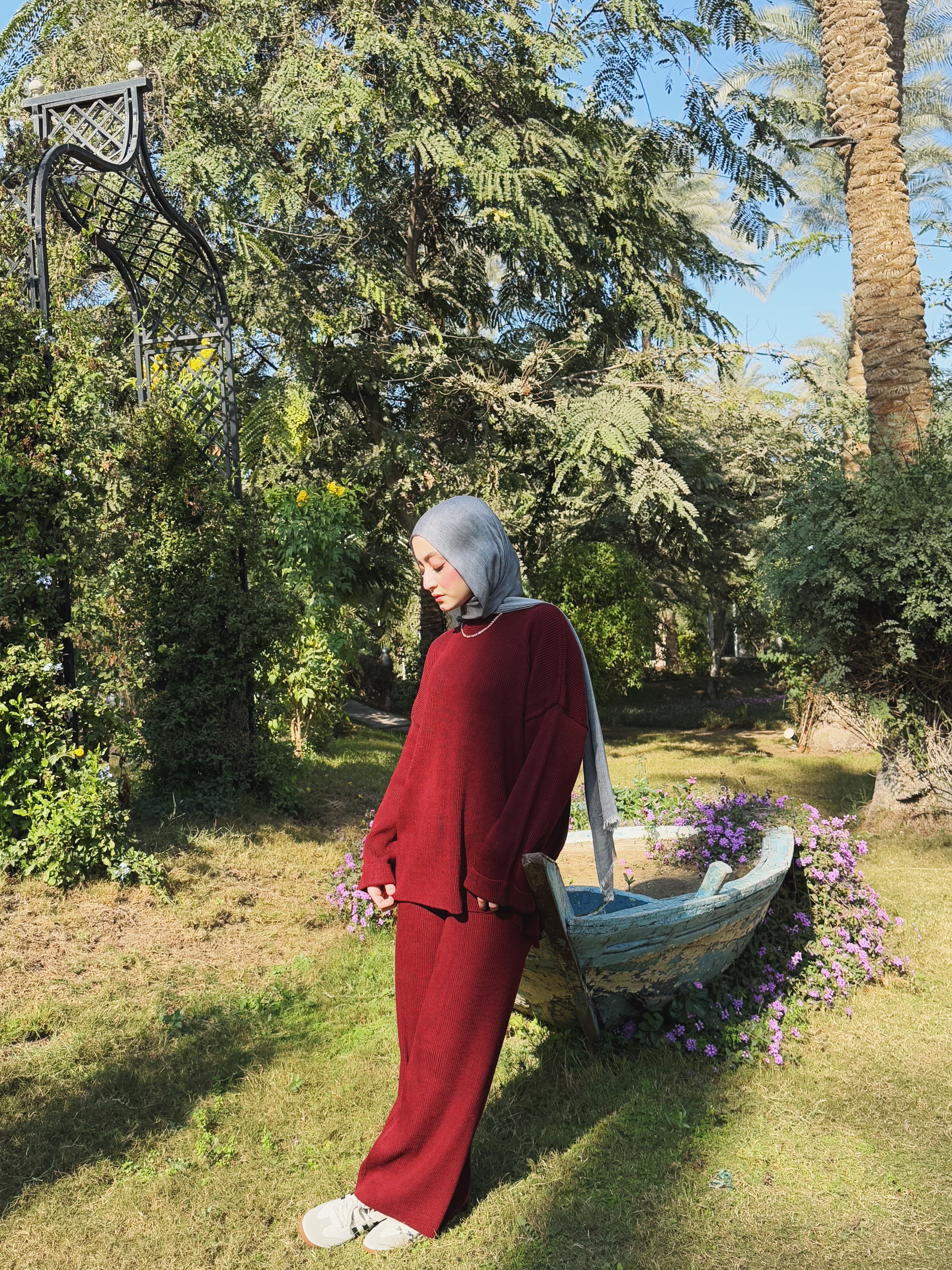 Go To Pants in Burgundy