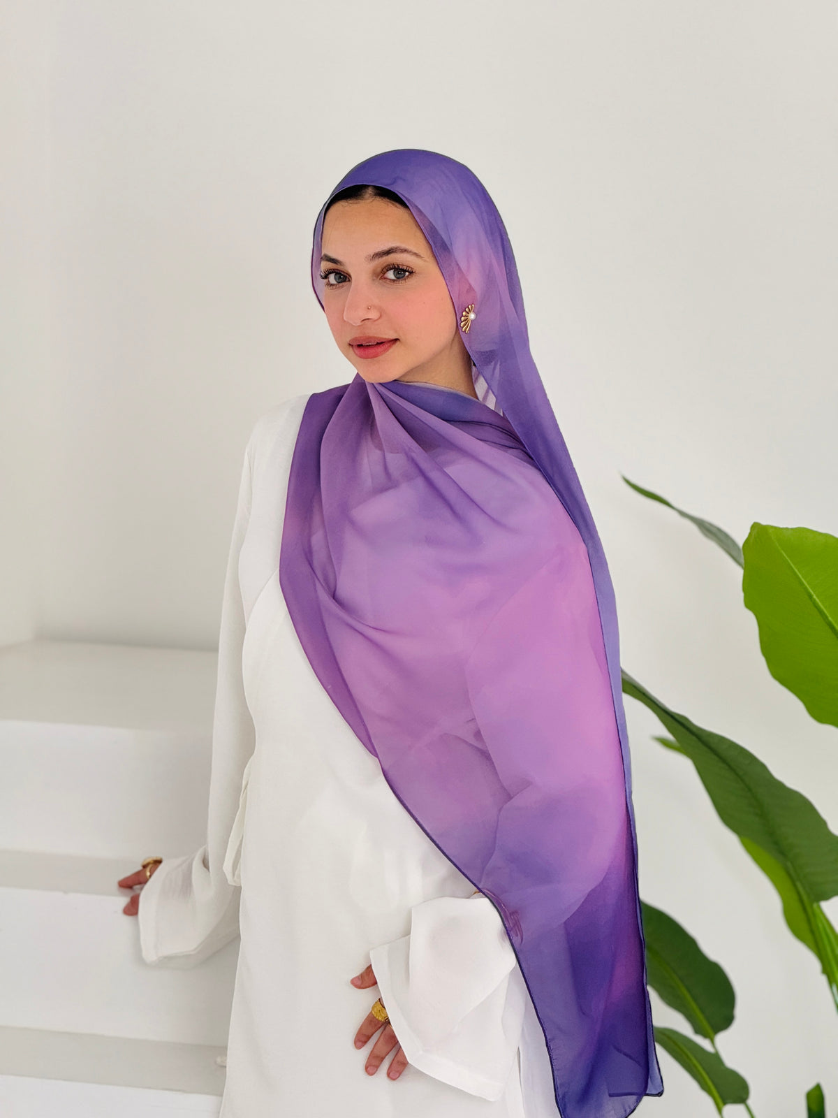 Lilac Blossom Scarf