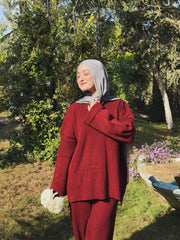 Go To Pants in Burgundy
