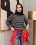 Retro stripe T shirt