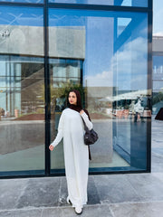 Wool Dress in White