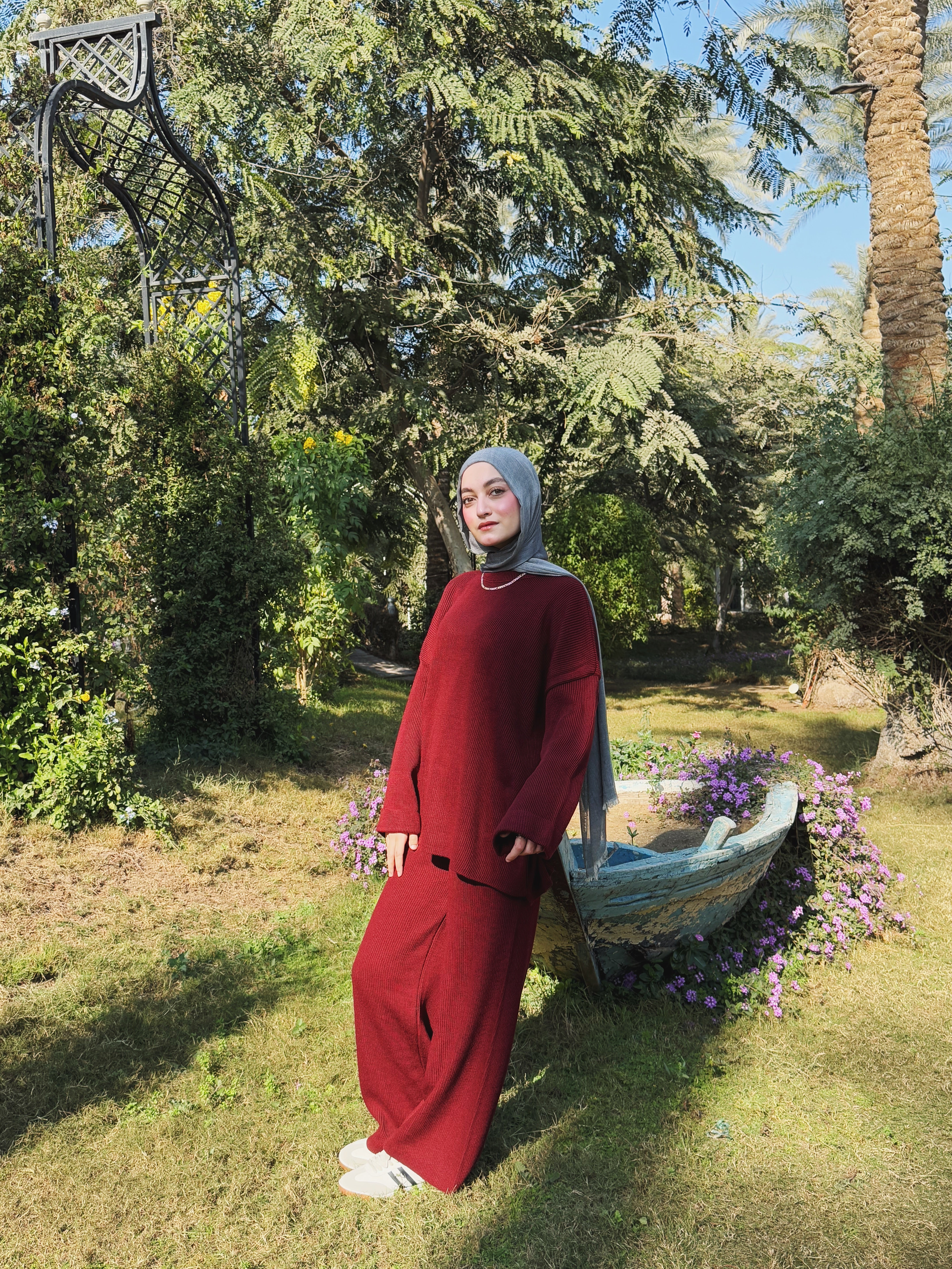 Go To Pants in Burgundy