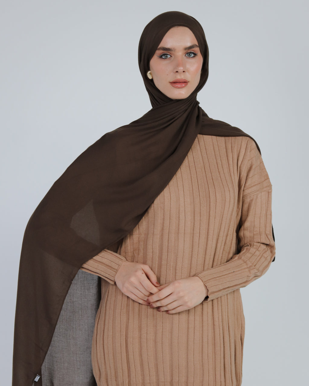 Elite Modal Scarf  - Espresso