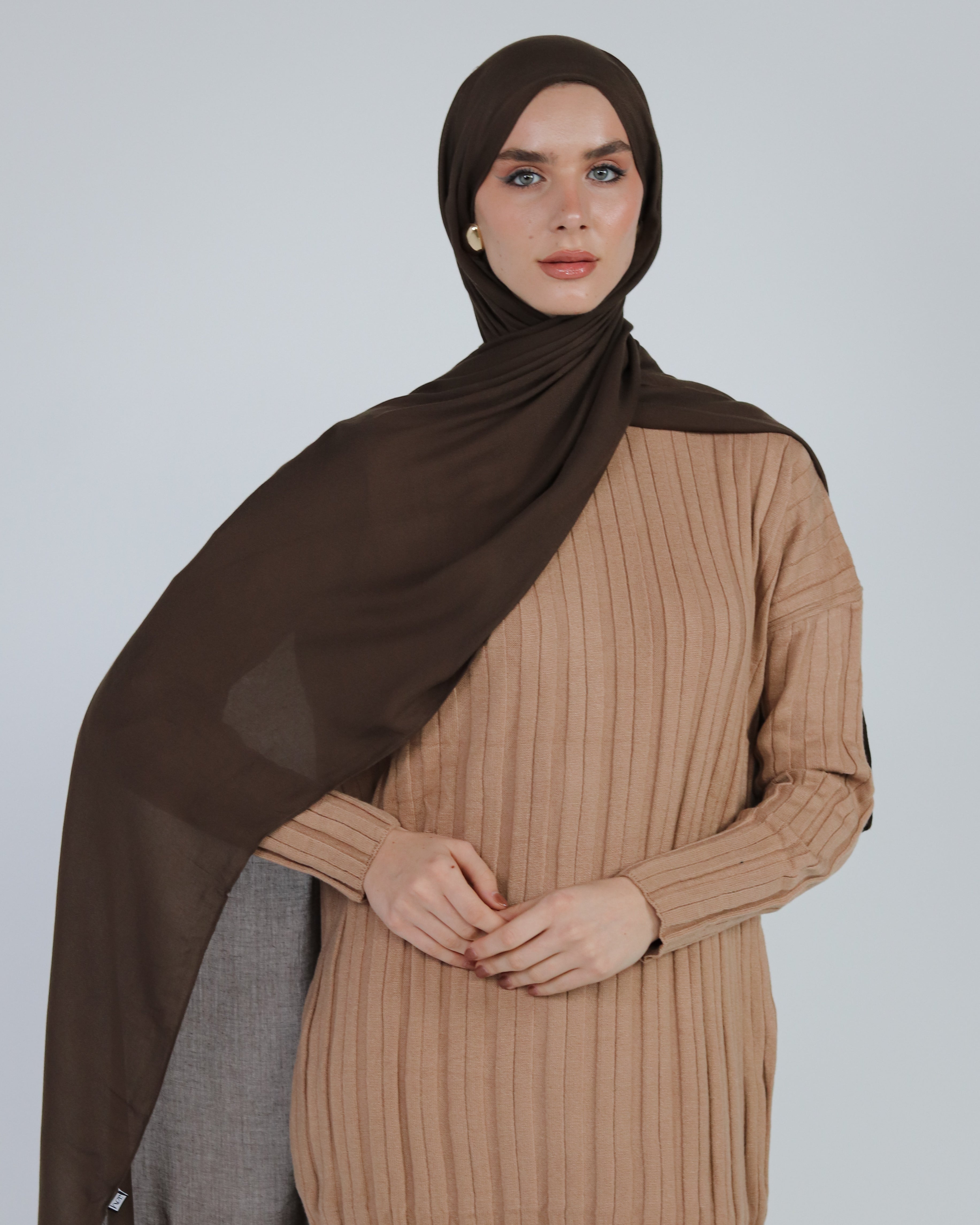 Elite Modal Scarf  - Espresso