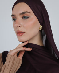 Elite Modal Scarf  - Smoked Grape