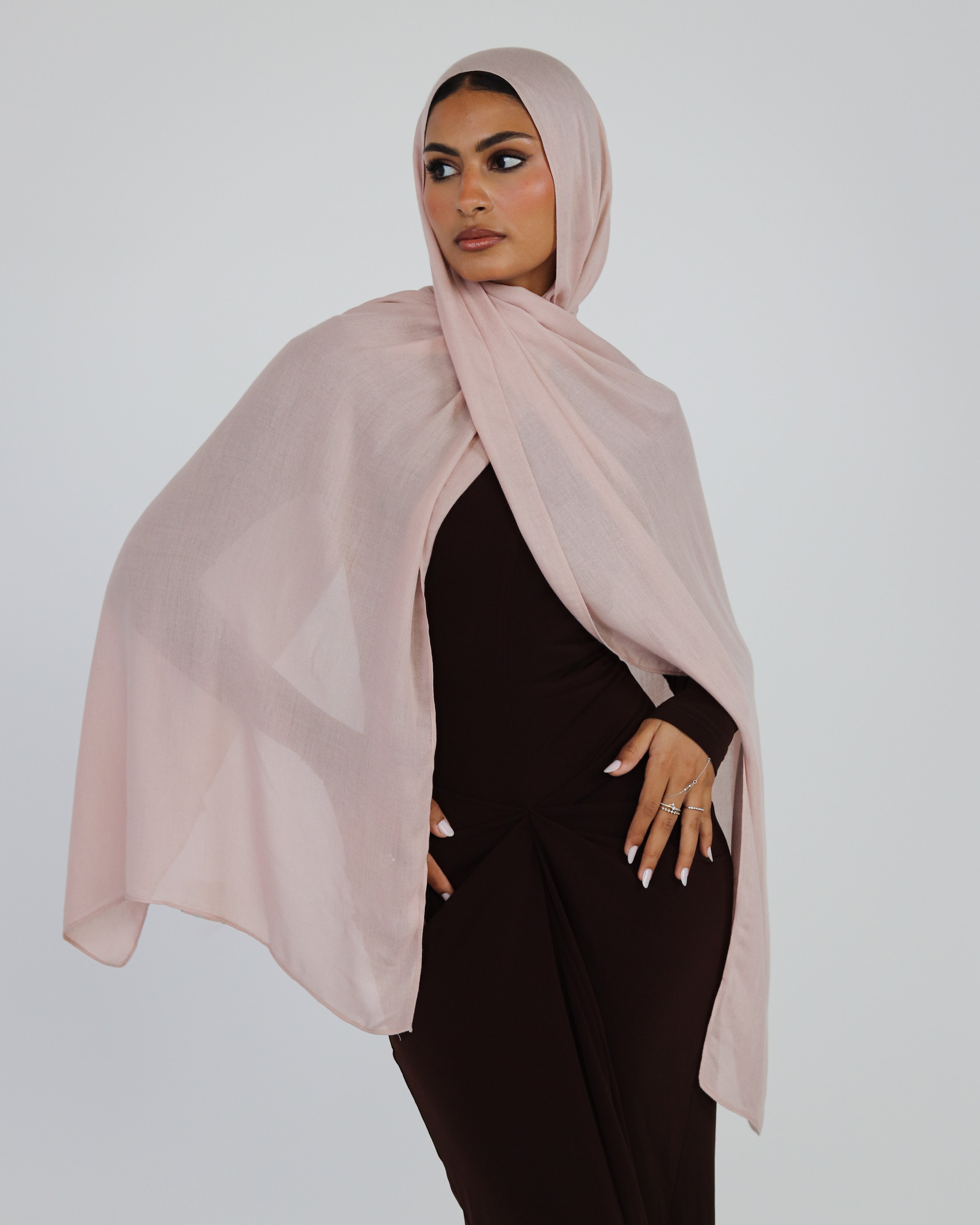 Elite Modal Scarf - Blush Beige