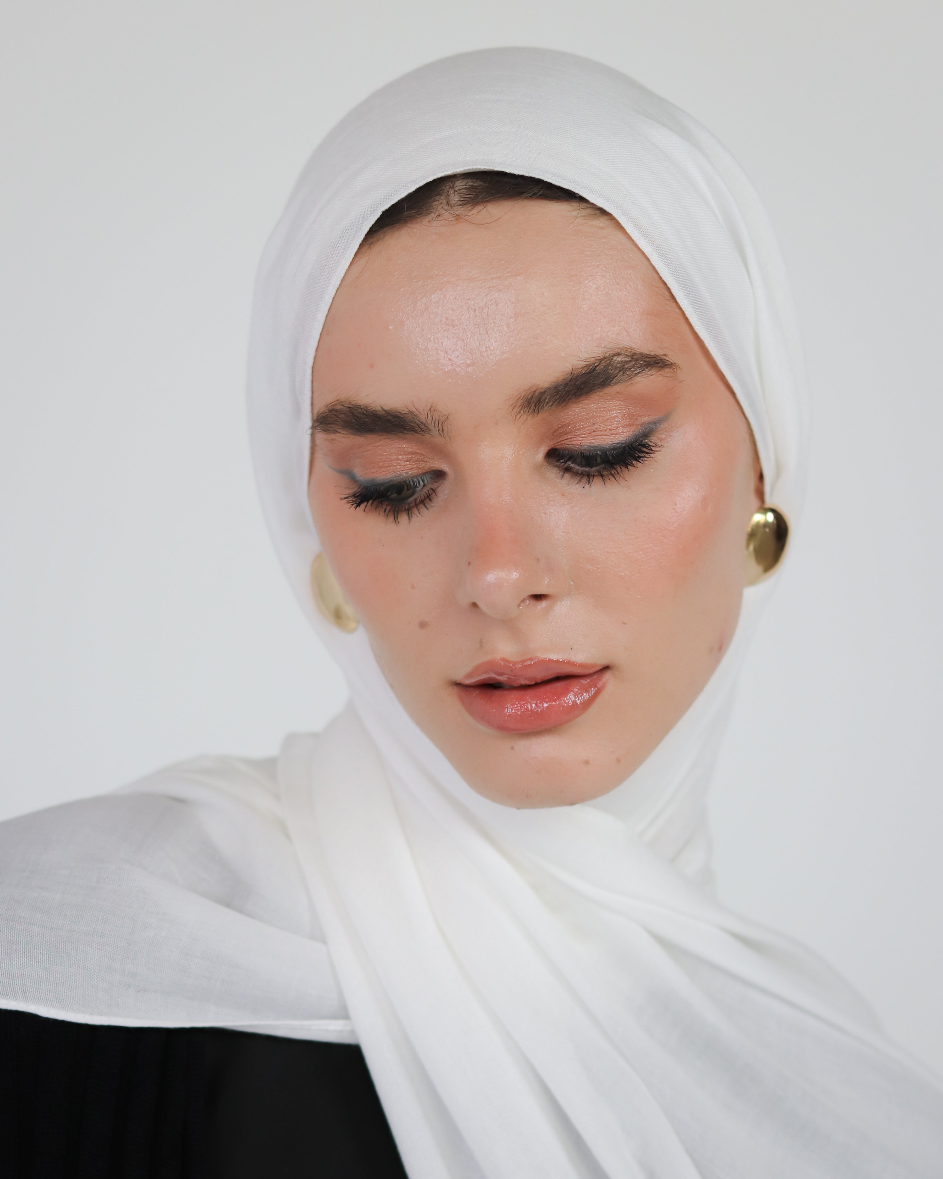 Elite Modal Scarf - White