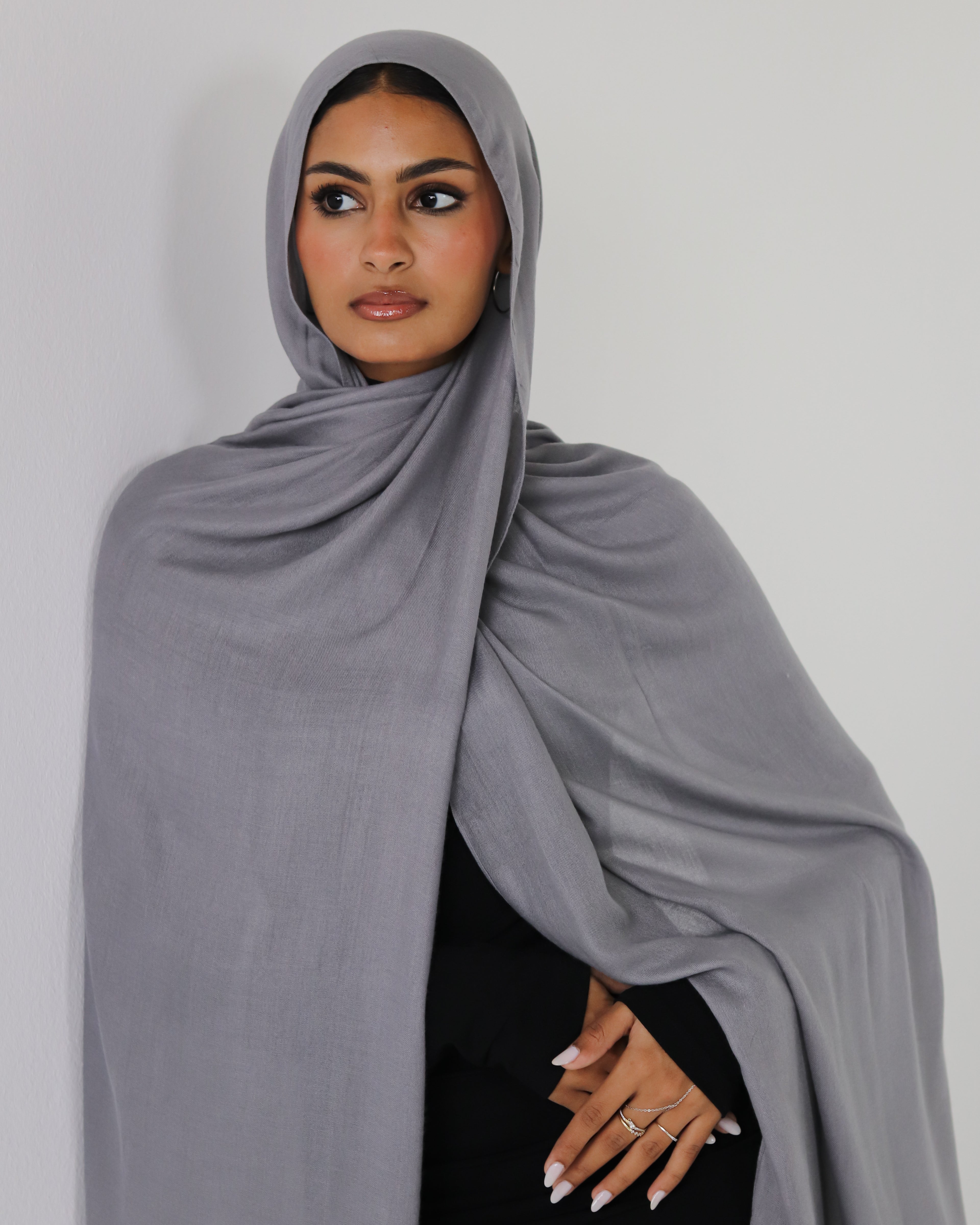 Elite Modal Scarf - Early Grey