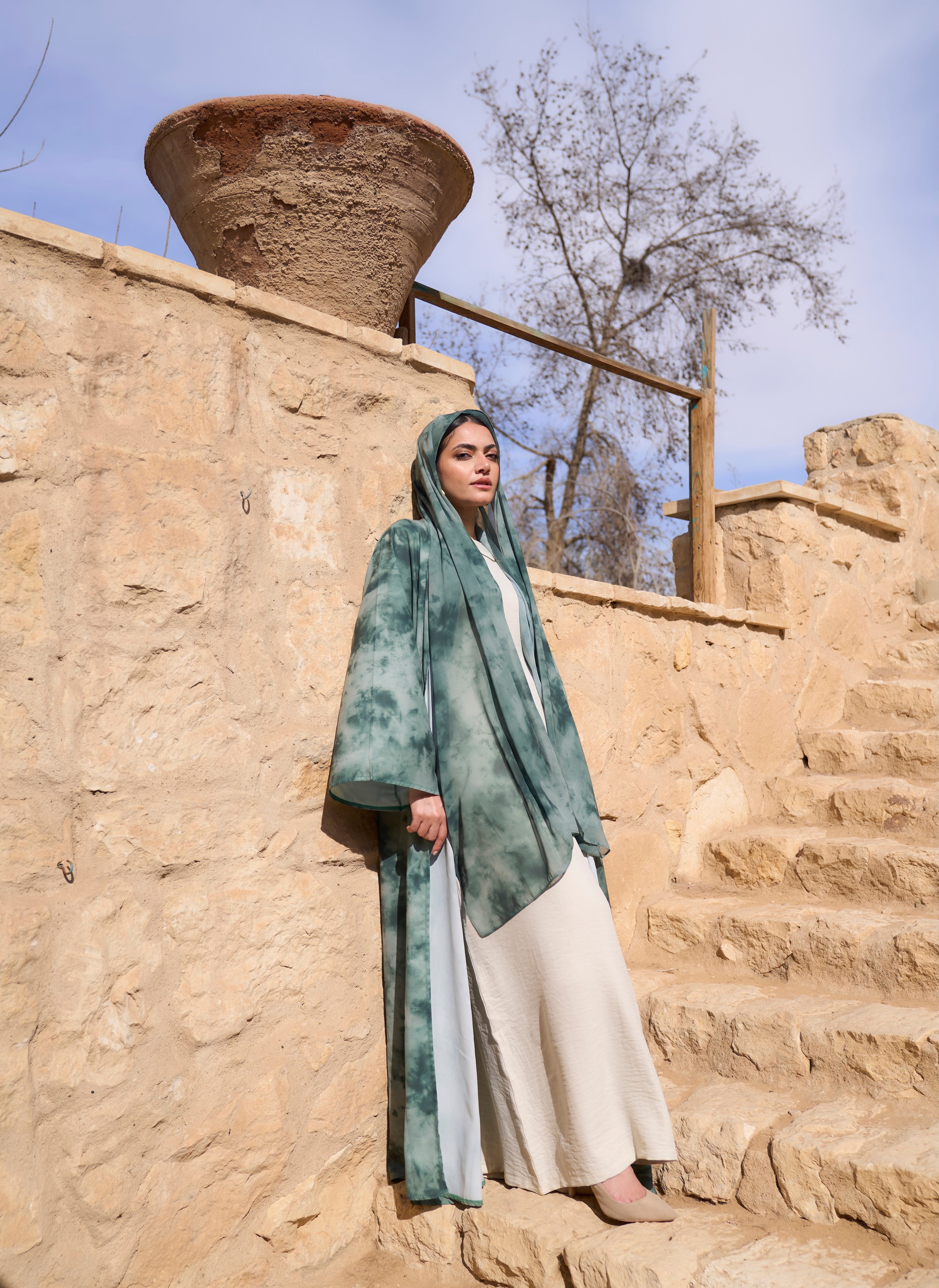 Emerald Marble Scarf