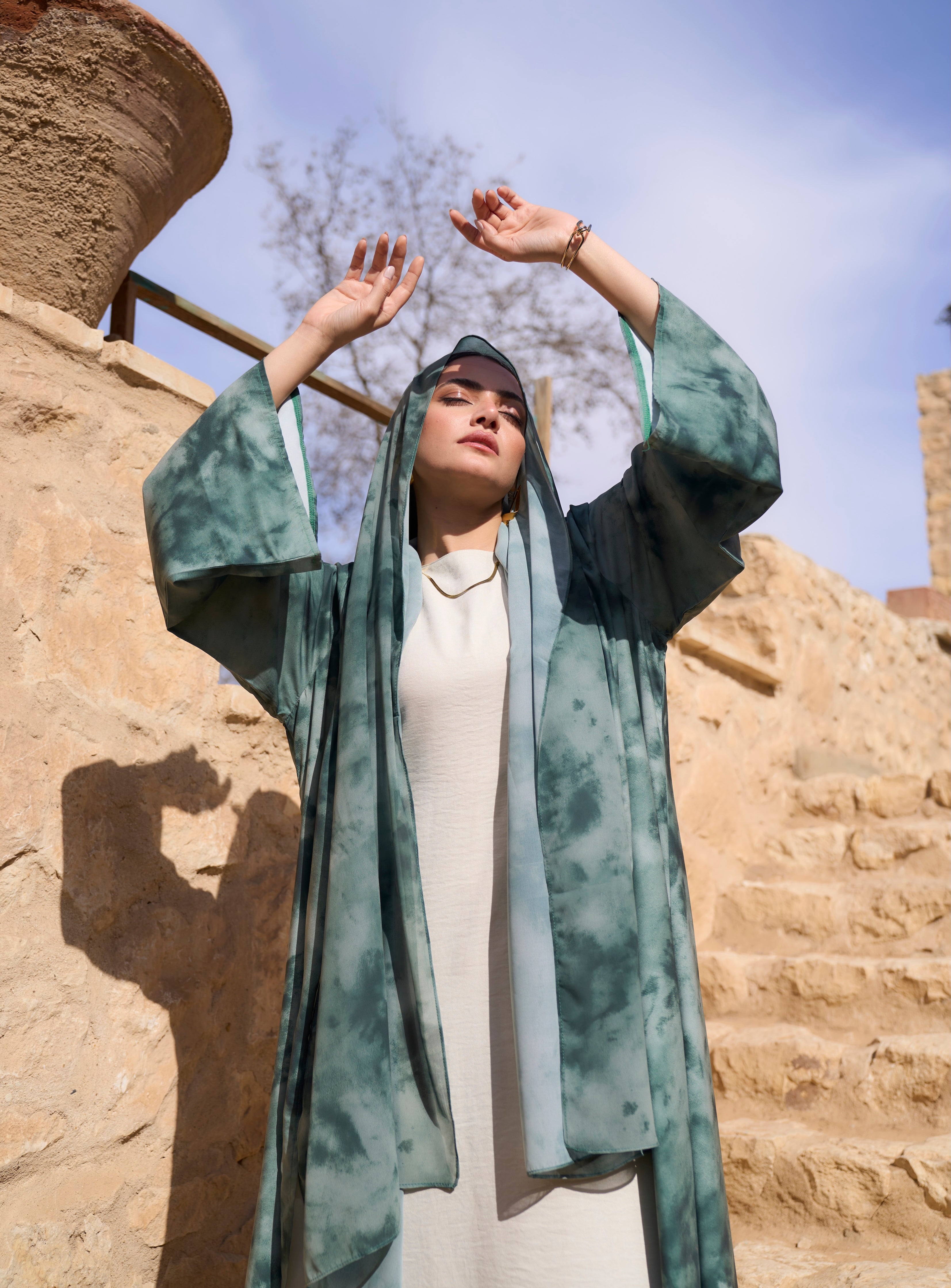 Emerald Marble Scarf