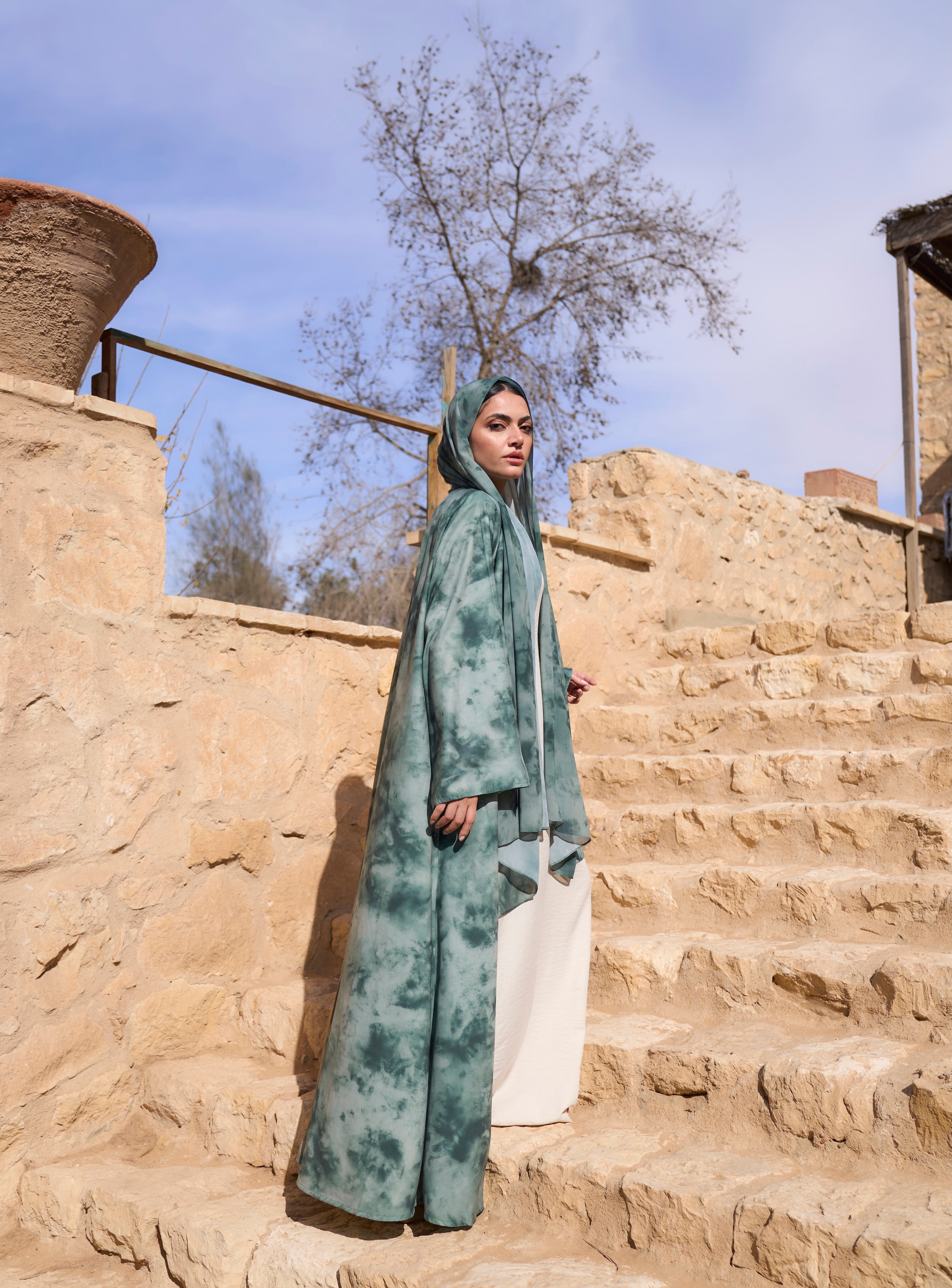 Emerald Marble Scarf