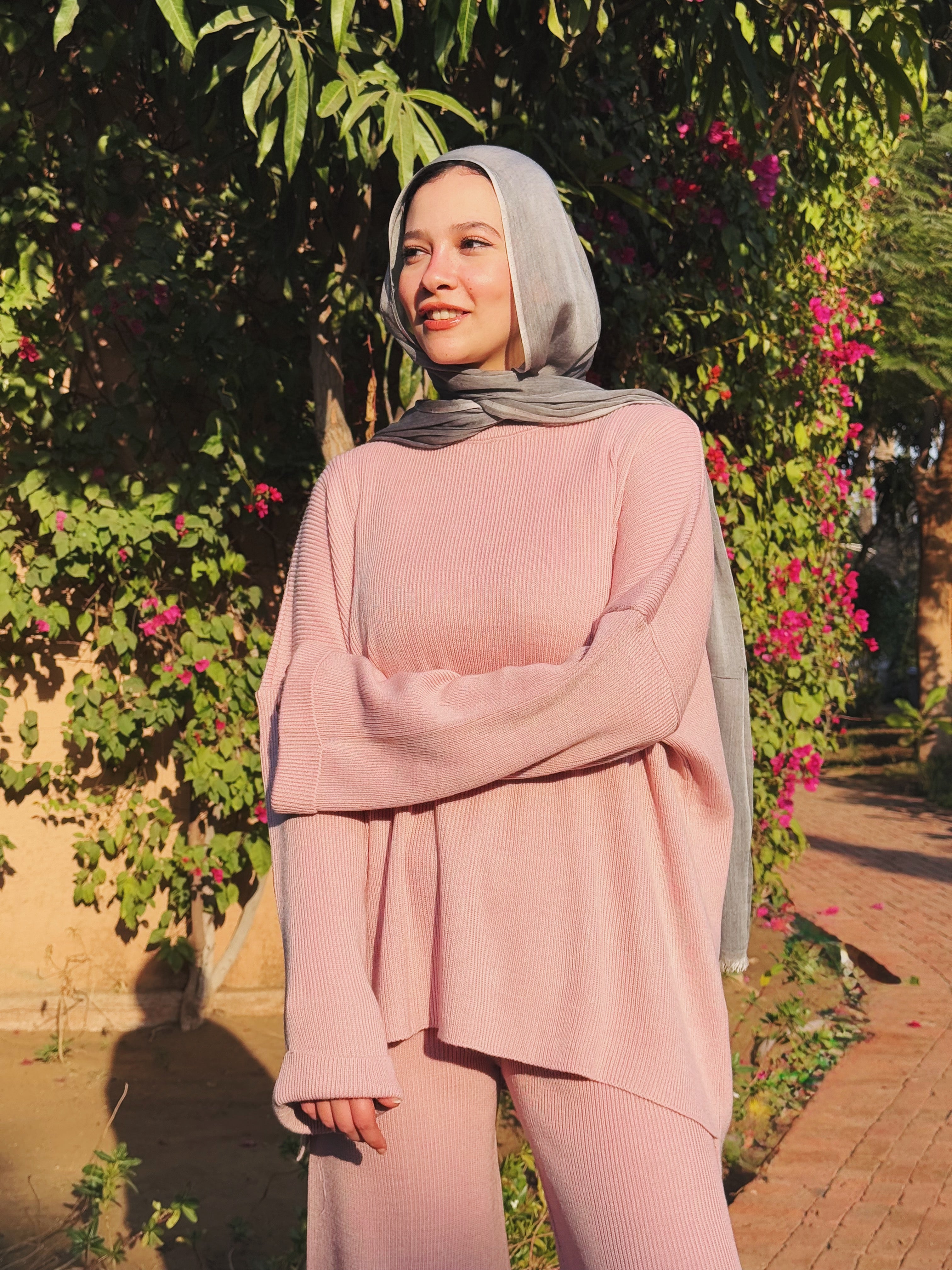 Go To Pants in Powder Pink