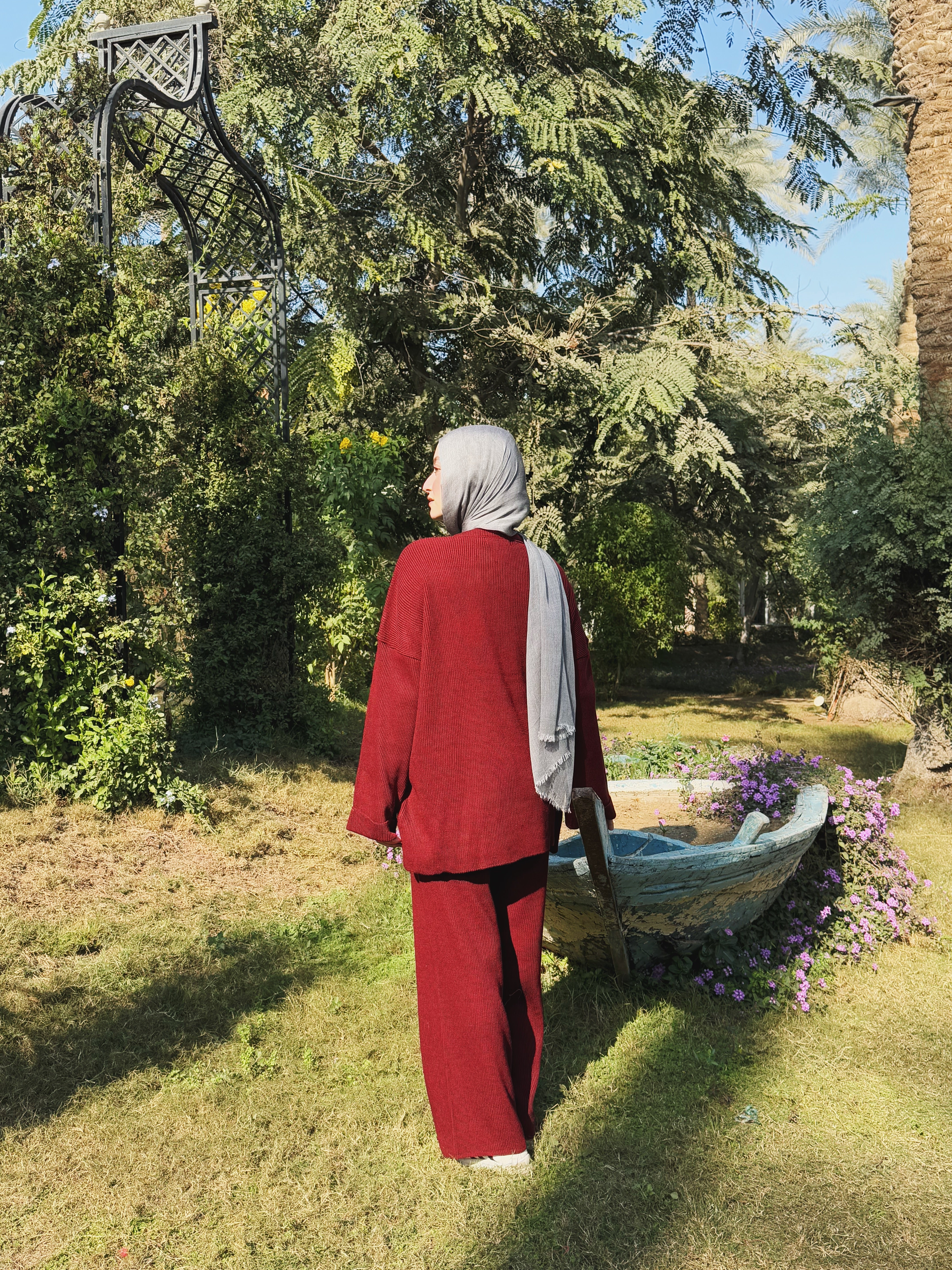 Go To Pants in Burgundy