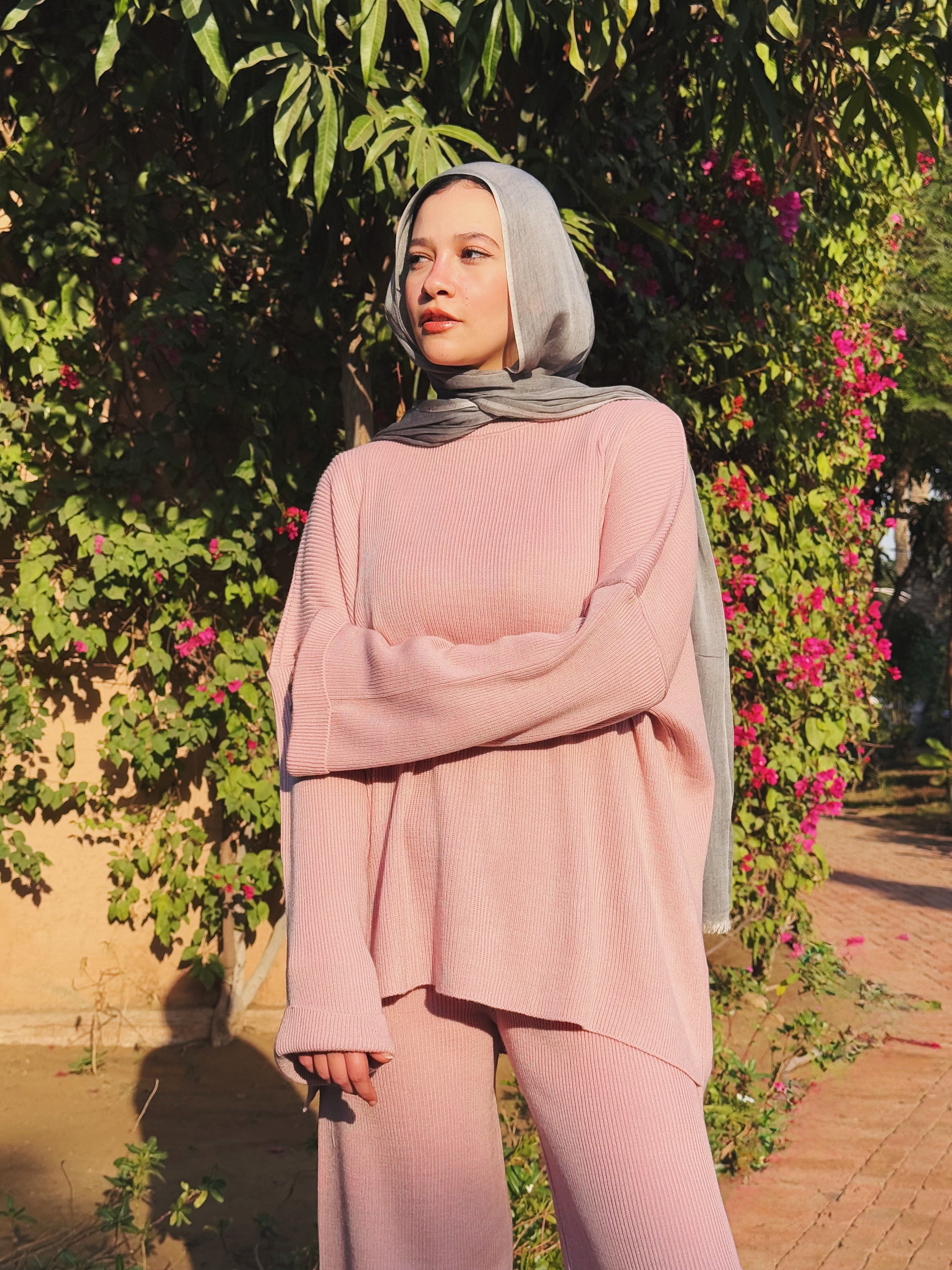 Go To Pants in Powder Pink