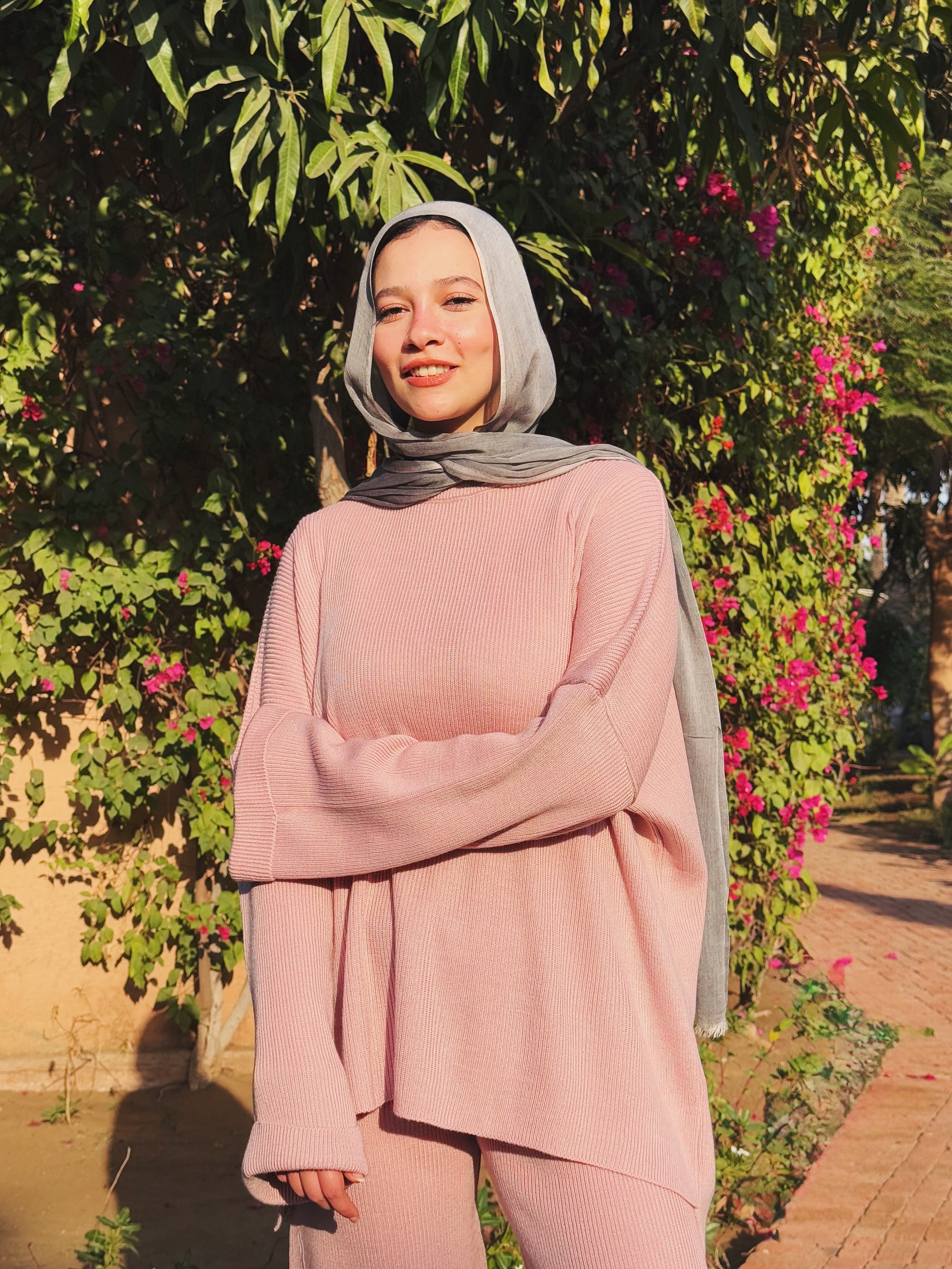 Go To Pants in Powder Pink