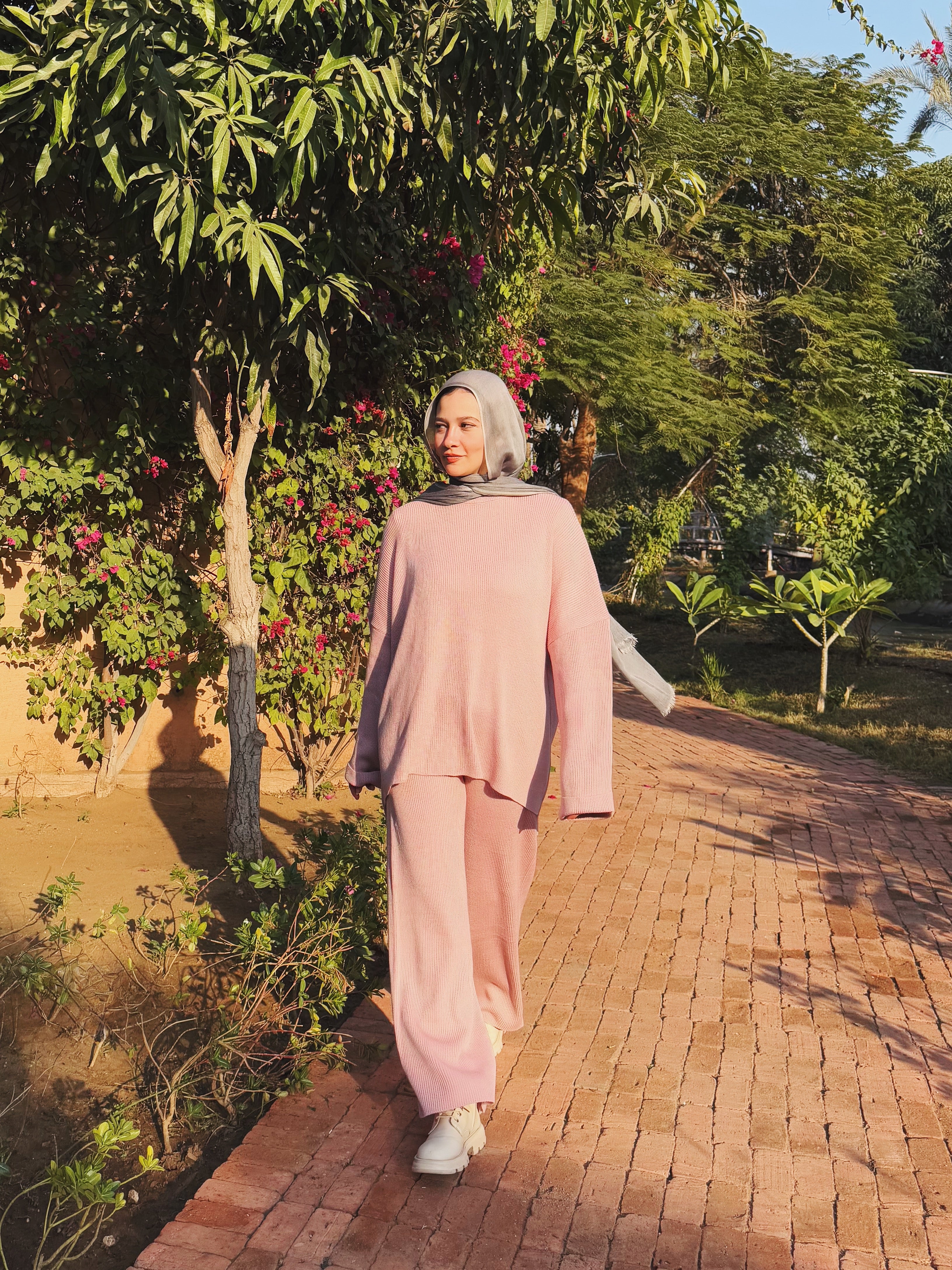 Go To Pants in Powder Pink