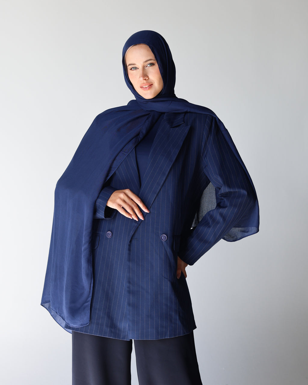 Elite Modal Scarf  - Inky Blue
