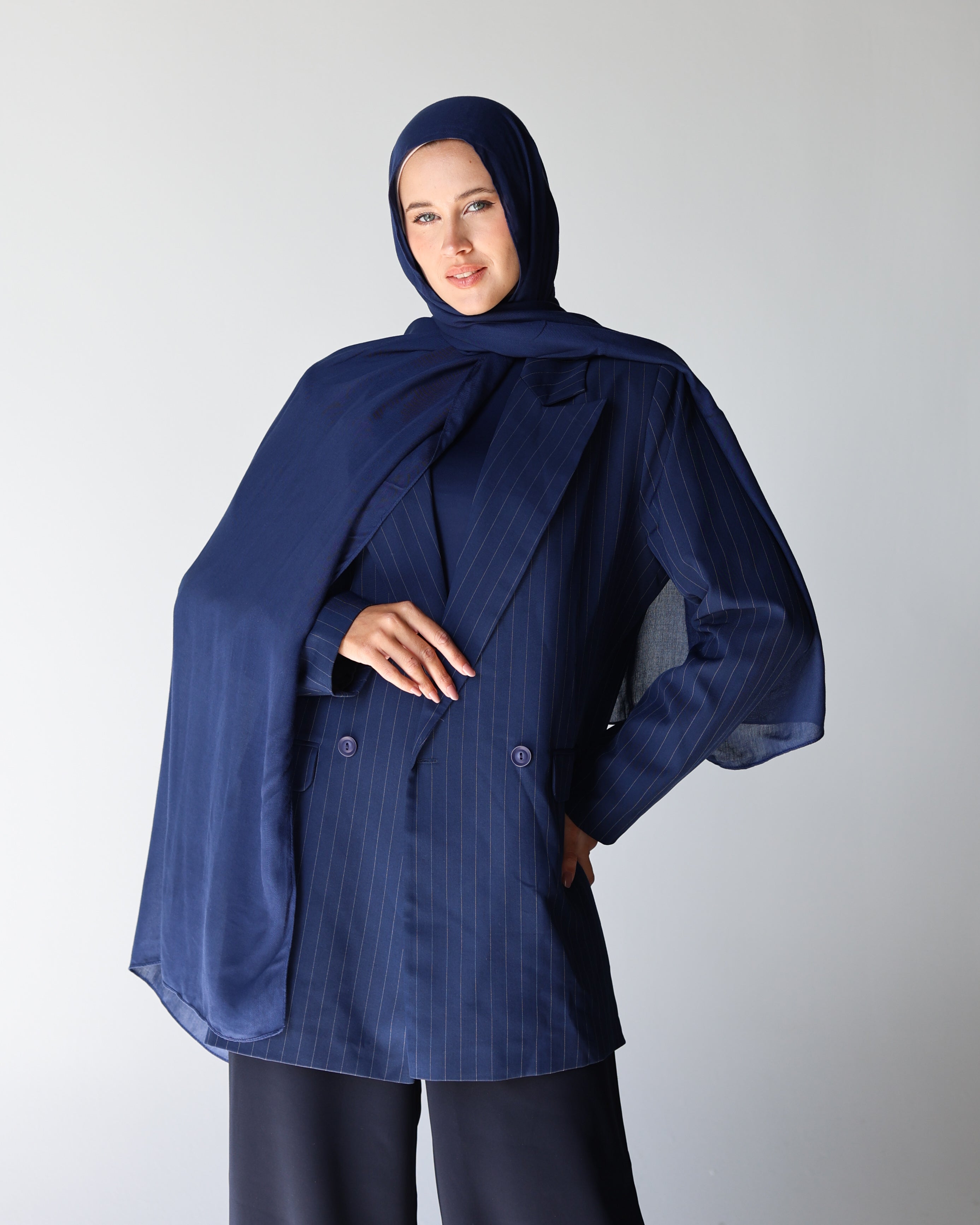 Elite Modal Scarf  - Inky Blue