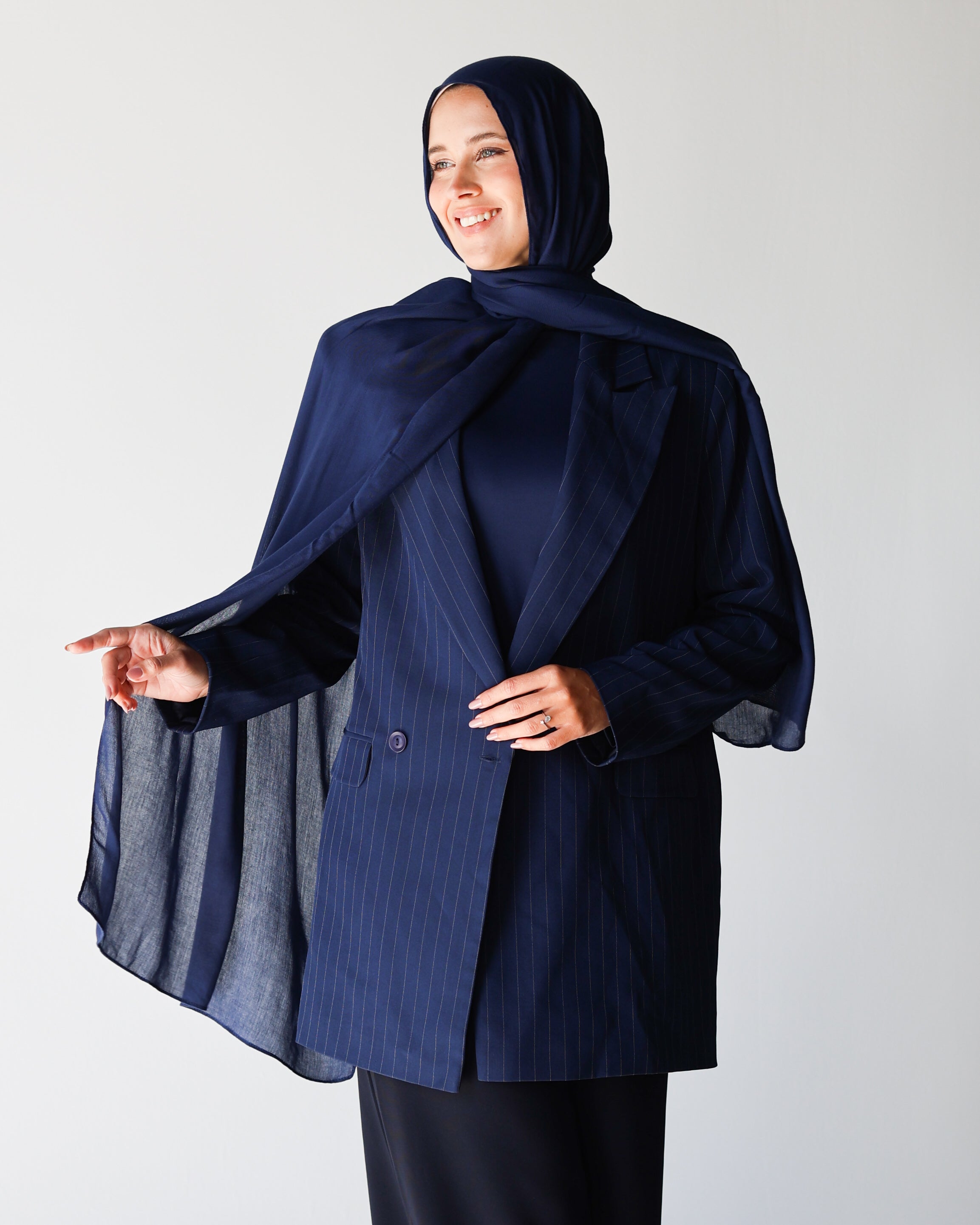 Elite Modal Scarf  - Inky Blue