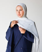Elite Modal Scarf - White