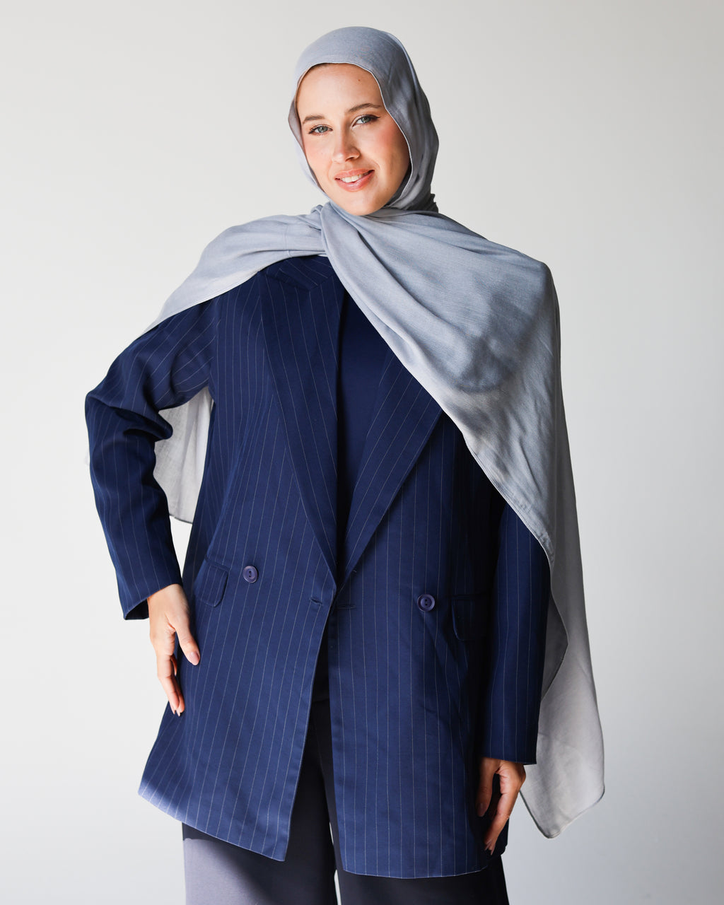Elite Modal Scarf - Early Grey