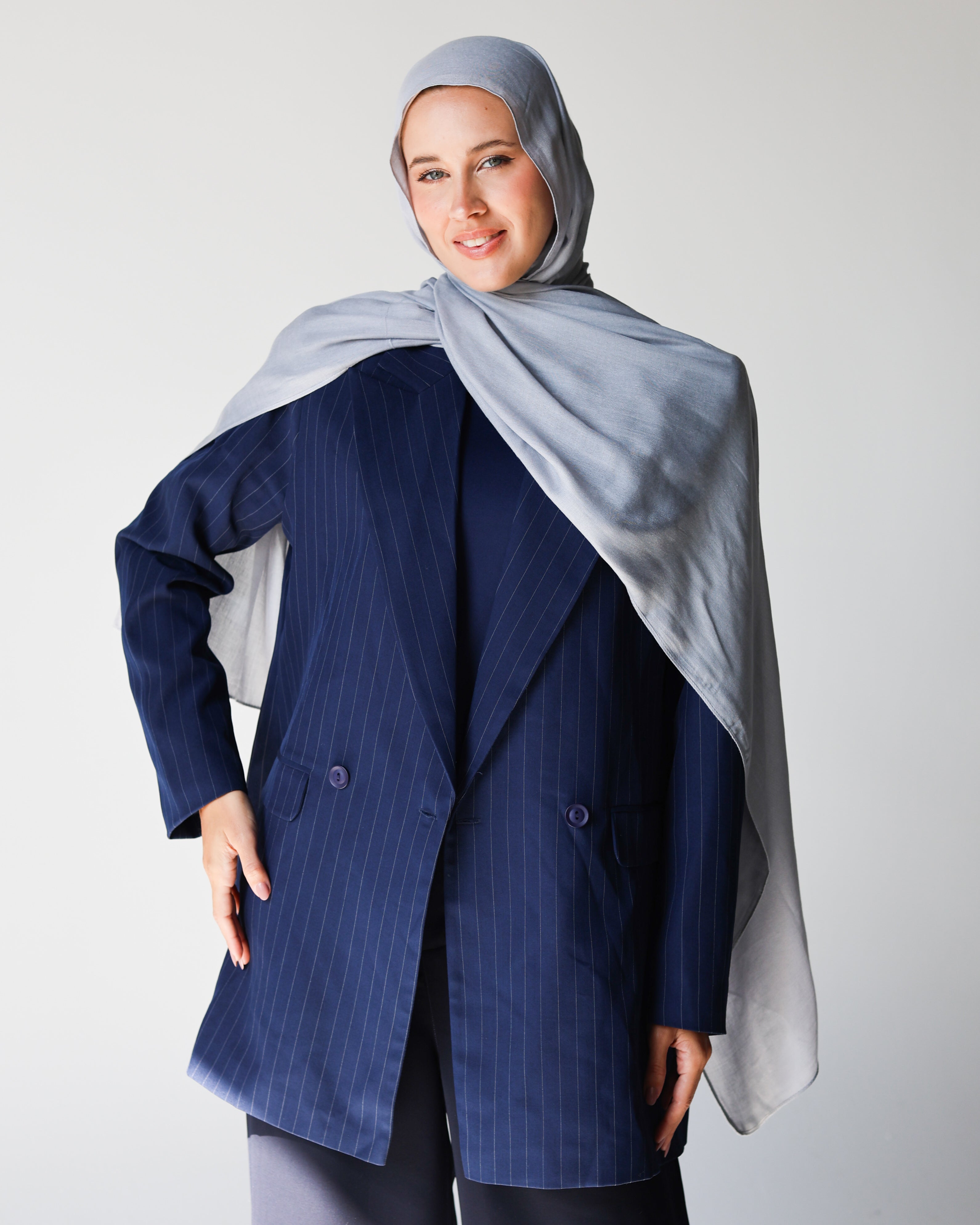 Elite Modal Scarf - Early Grey