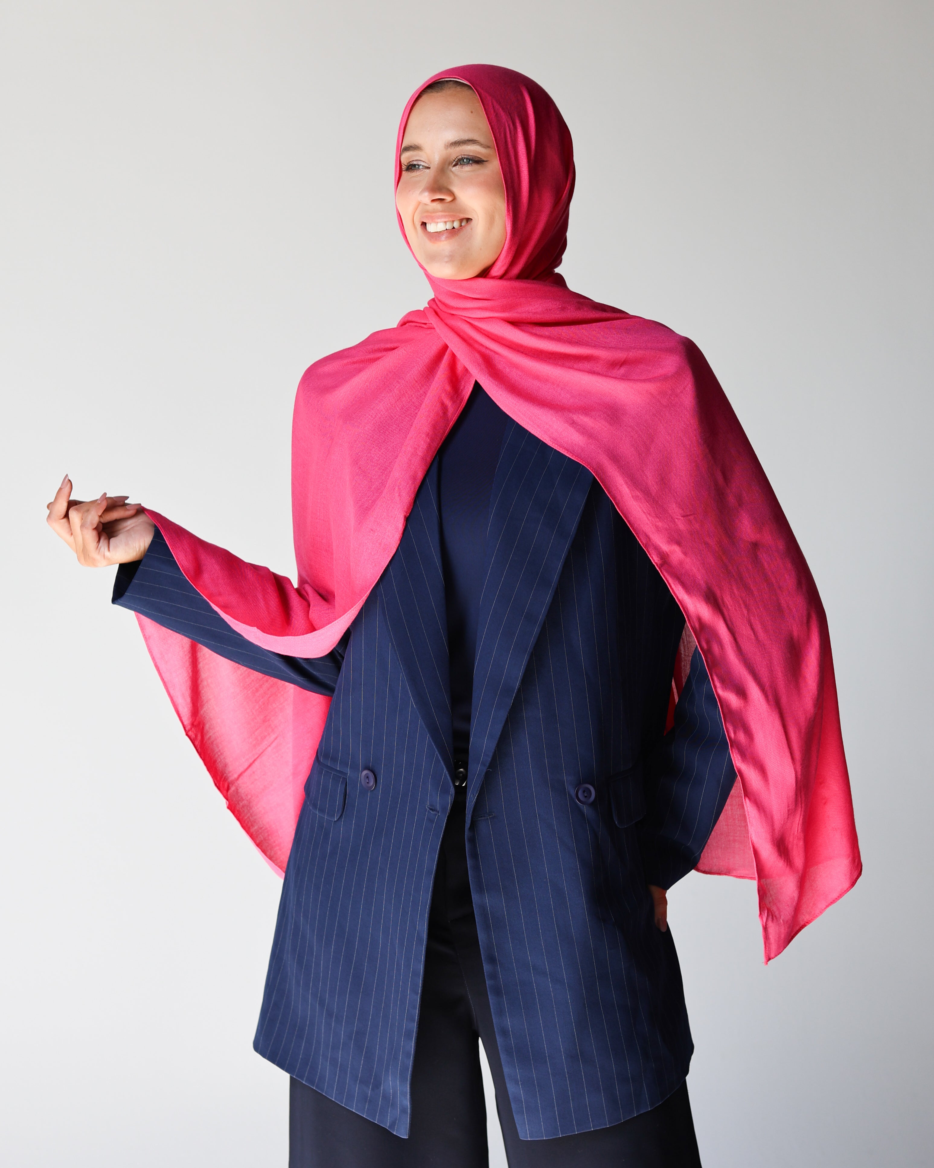 Elite Modal Scarf  - Hot Pink
