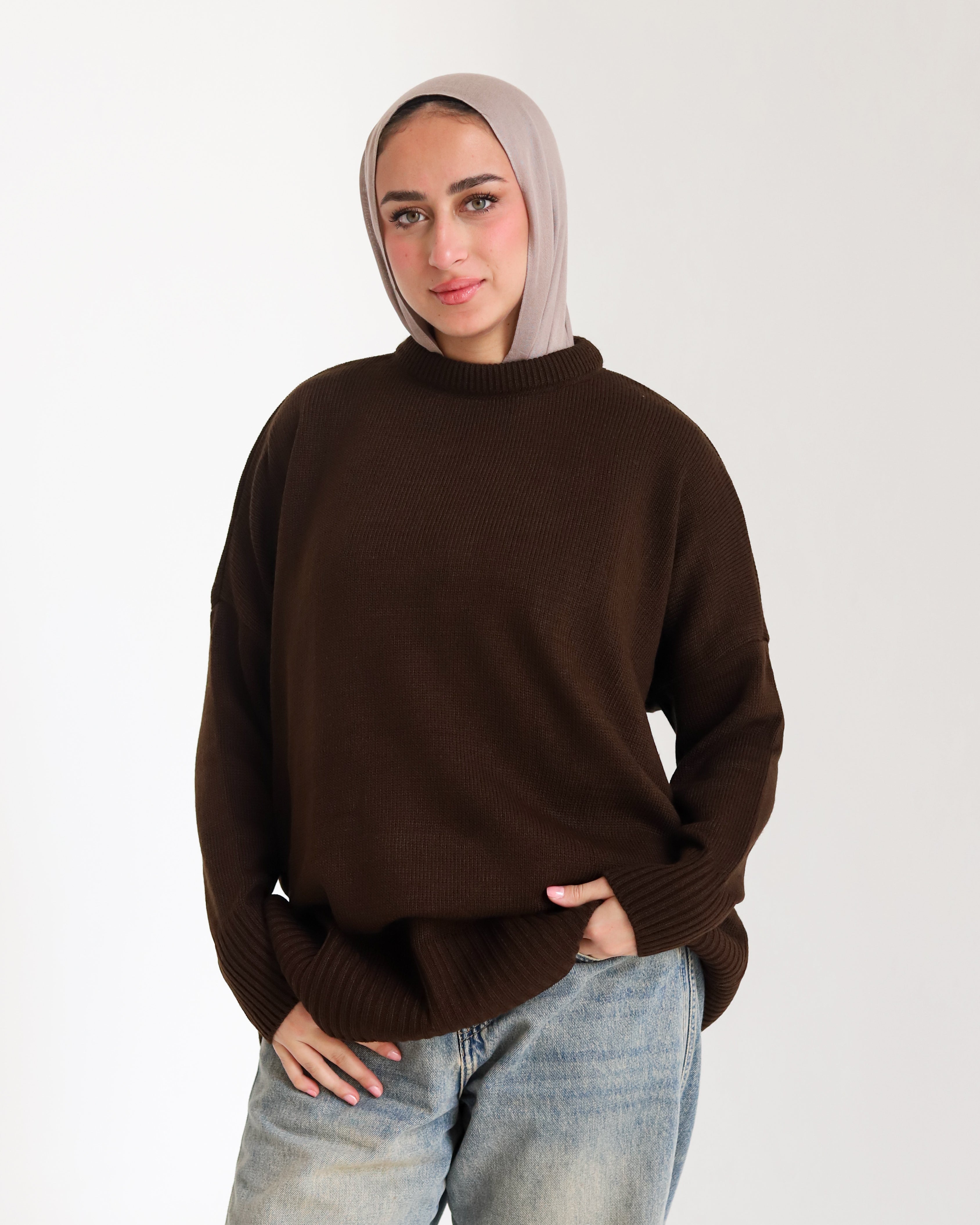 Round-Neck Pullover